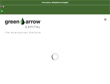 Tablet Screenshot of greenarrow-capital.com